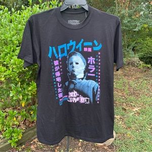 John Carpenters Mike Myers Halloween Japan black T-shirt men’s large nwt